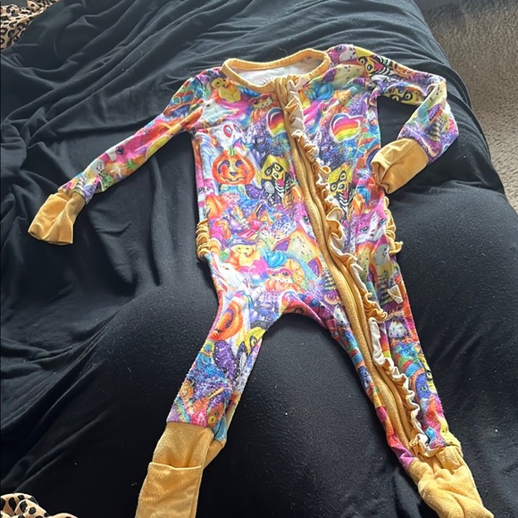 B20. Sunshine Sweeties Bamboo Halloween Lisa Frank Zippy - Picture 1 of 6